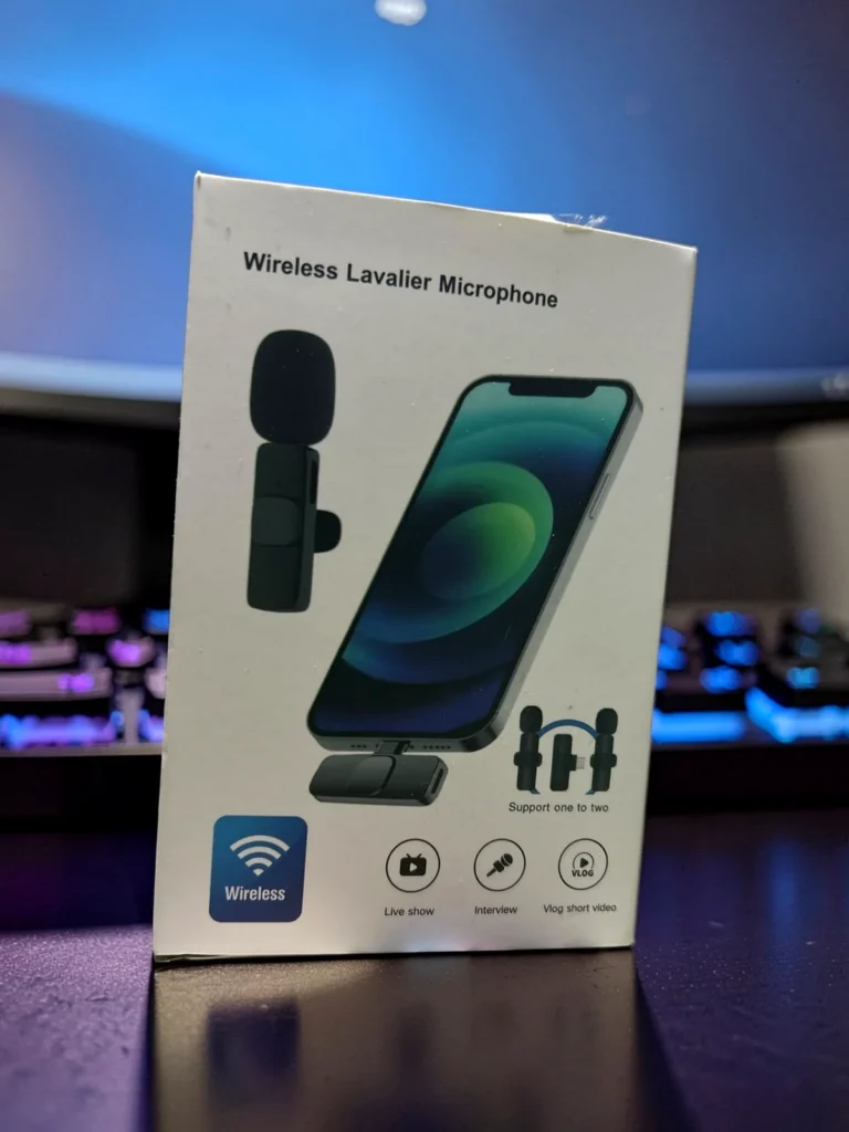 Micrófono Lavalier inalámbrico